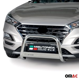Hyundai Tucson Bull Bar - Omac - Steel - Silver - '19-'21